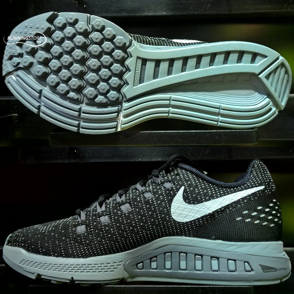 Nike Air Zoom Structure 19- Black/ Dark Grey/ Cool Grey/ White 806580-001