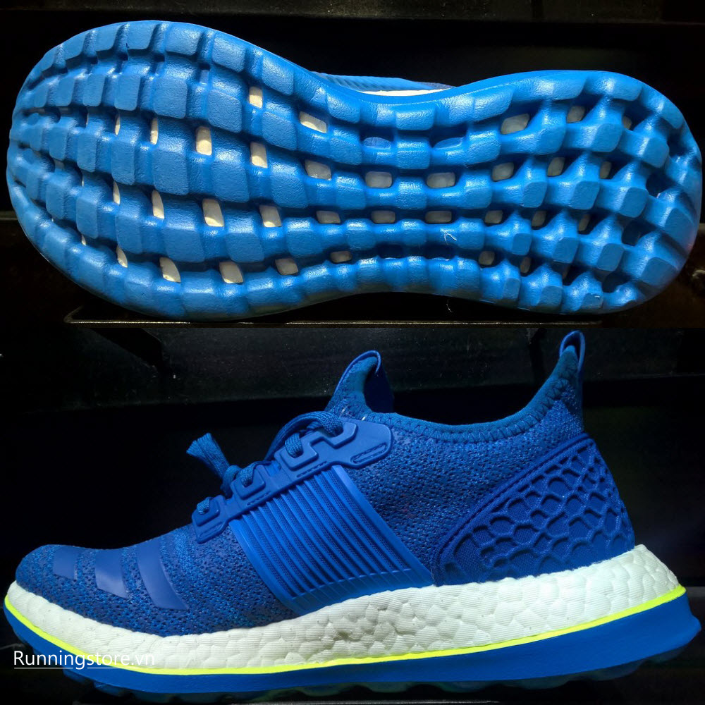 Adidas Pureboost ZG Prime- Eqt Blue S16/ Shock Blue S16/ Solar Yellow AQ2929
