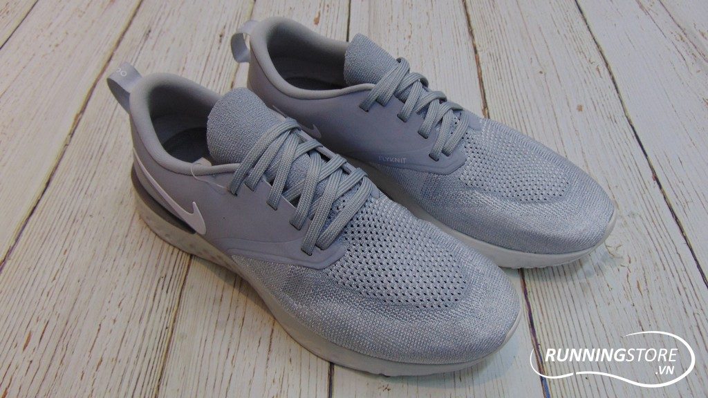 Nike Odyssey React Flyknit 2 - Wolf Grey/ White Platinum Tint- AH1015-001
