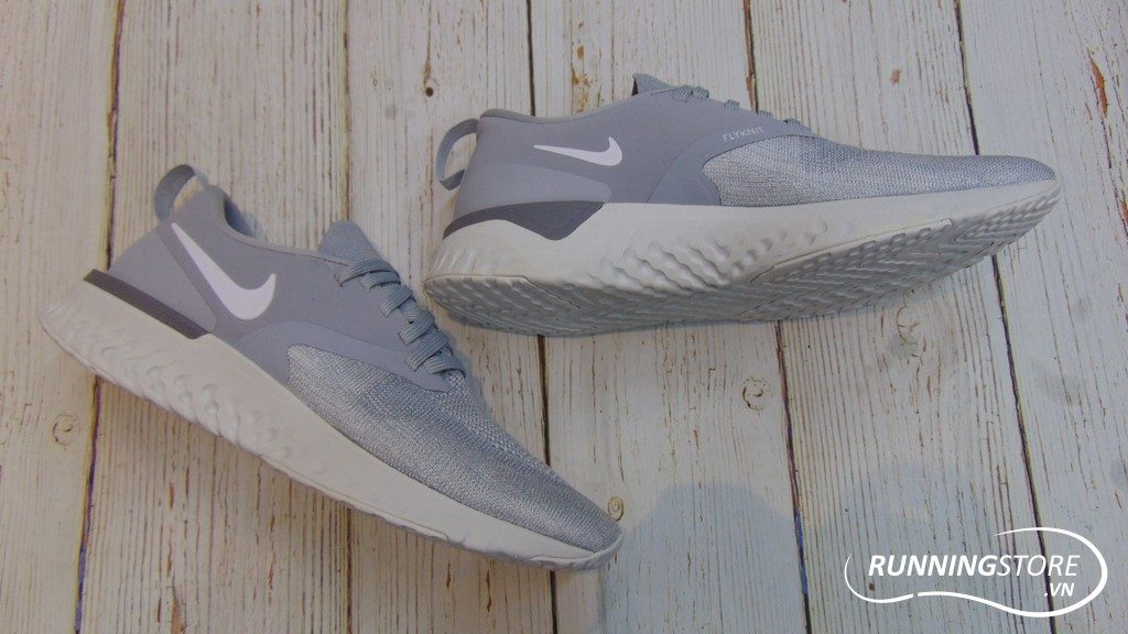 Nike Odyssey React Flyknit 2 - Wolf Grey/ White Platinum Tint- AH1015-001