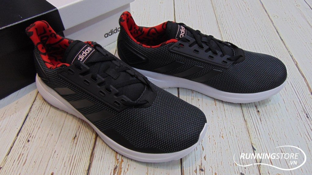 Adidas Duramo 9 - Core Black/ Grey Six/ Grey Red- F37006
