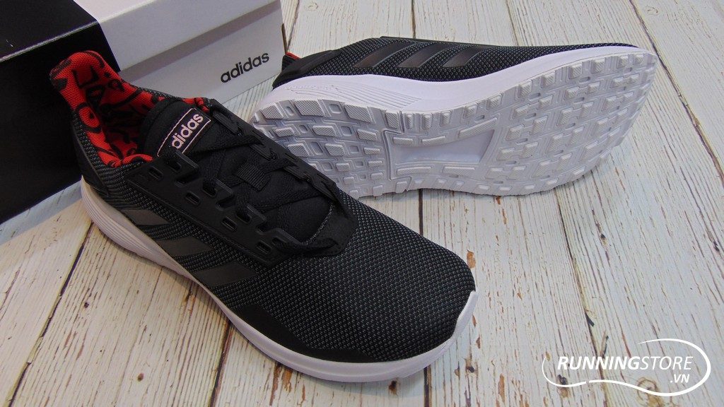 Adidas Duramo 9 - Core Black/ Grey Six/ Grey Red- F37006